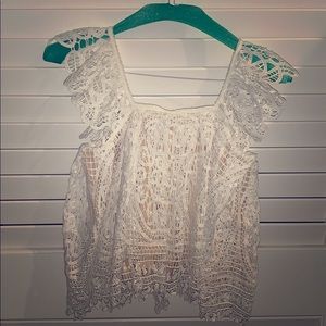 White Lace Top